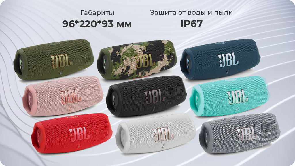 Портативная акустика JBL Charge 5,бирюзовый